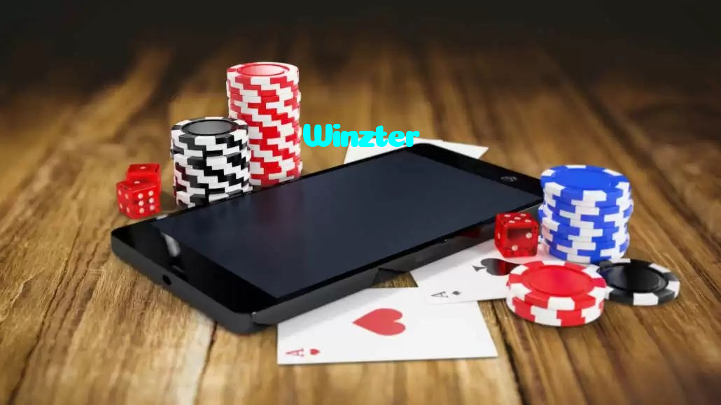 Winzter casino presented on mobile device in Pakistan with slots and live games